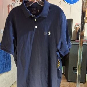 Polo by Ralph Lauren Men's Dark Blue Polo Shirt